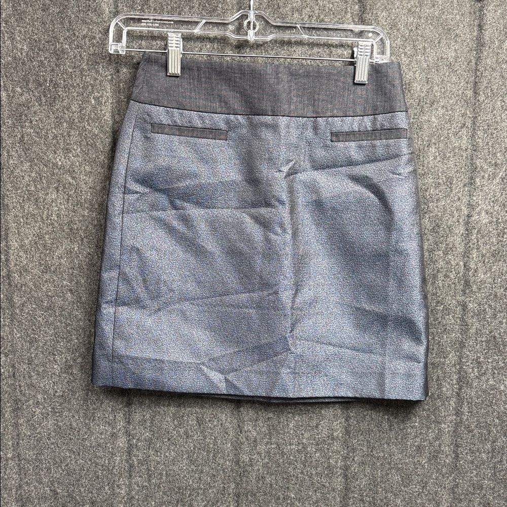 LOFT Charcoal Pencil Skirt